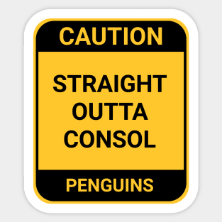 STRAIGHT OUTTA CONSOL Sticker